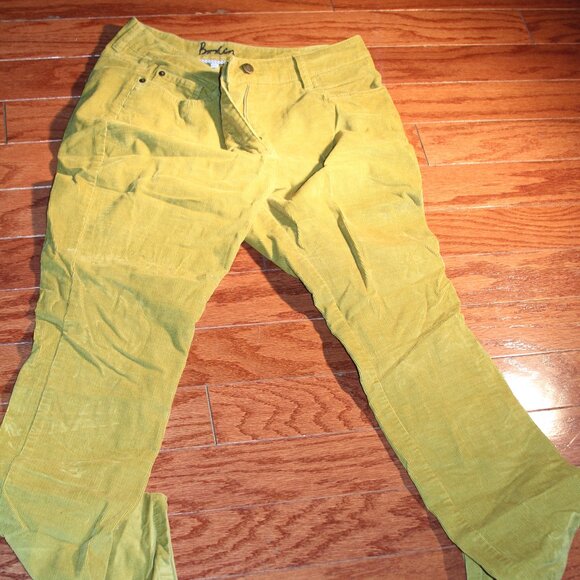 Boden Pants - Women Boden Corduroy pants - mustard - 8R